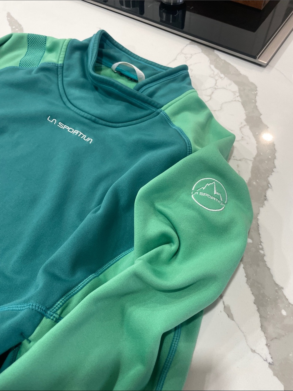 La Sportiva Teal & Mint Long Sleeve mountain wear
